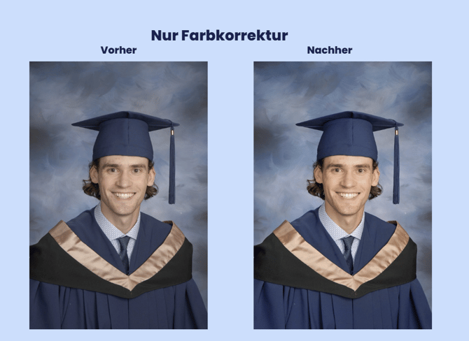 Option Nur Farbkorrektur in Perfectly Clear