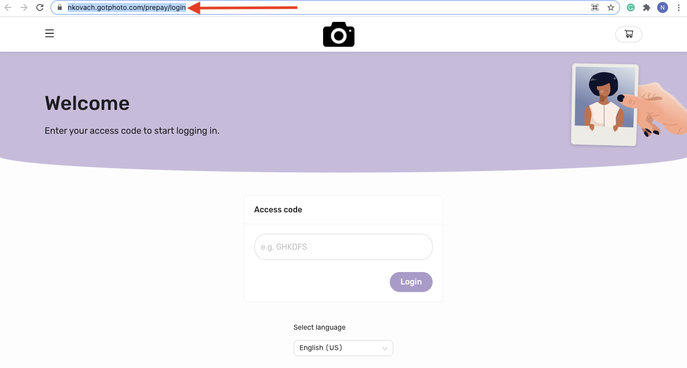 Prepay shop URL preview