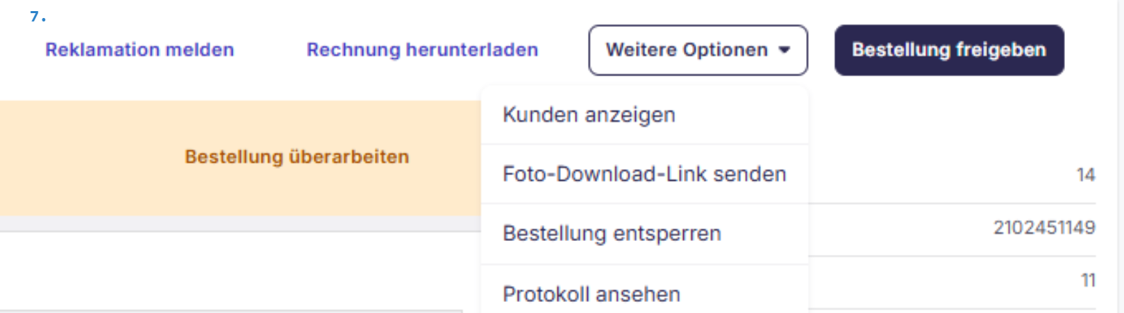 Screenshot Finanzdaten