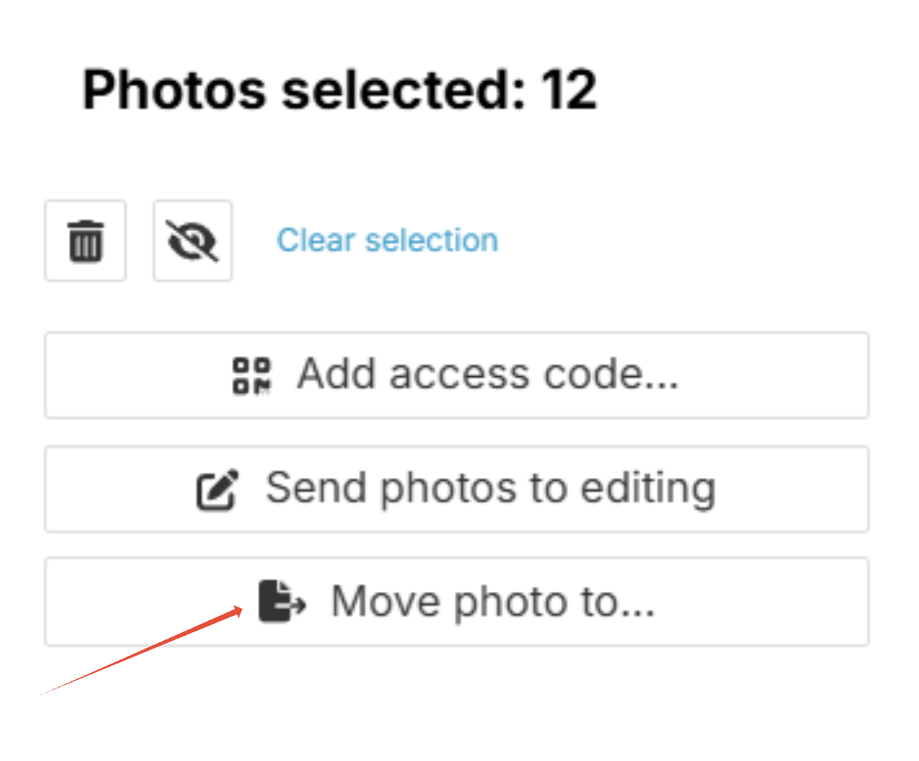 Move arrow icon