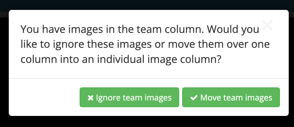 Ignore team images option