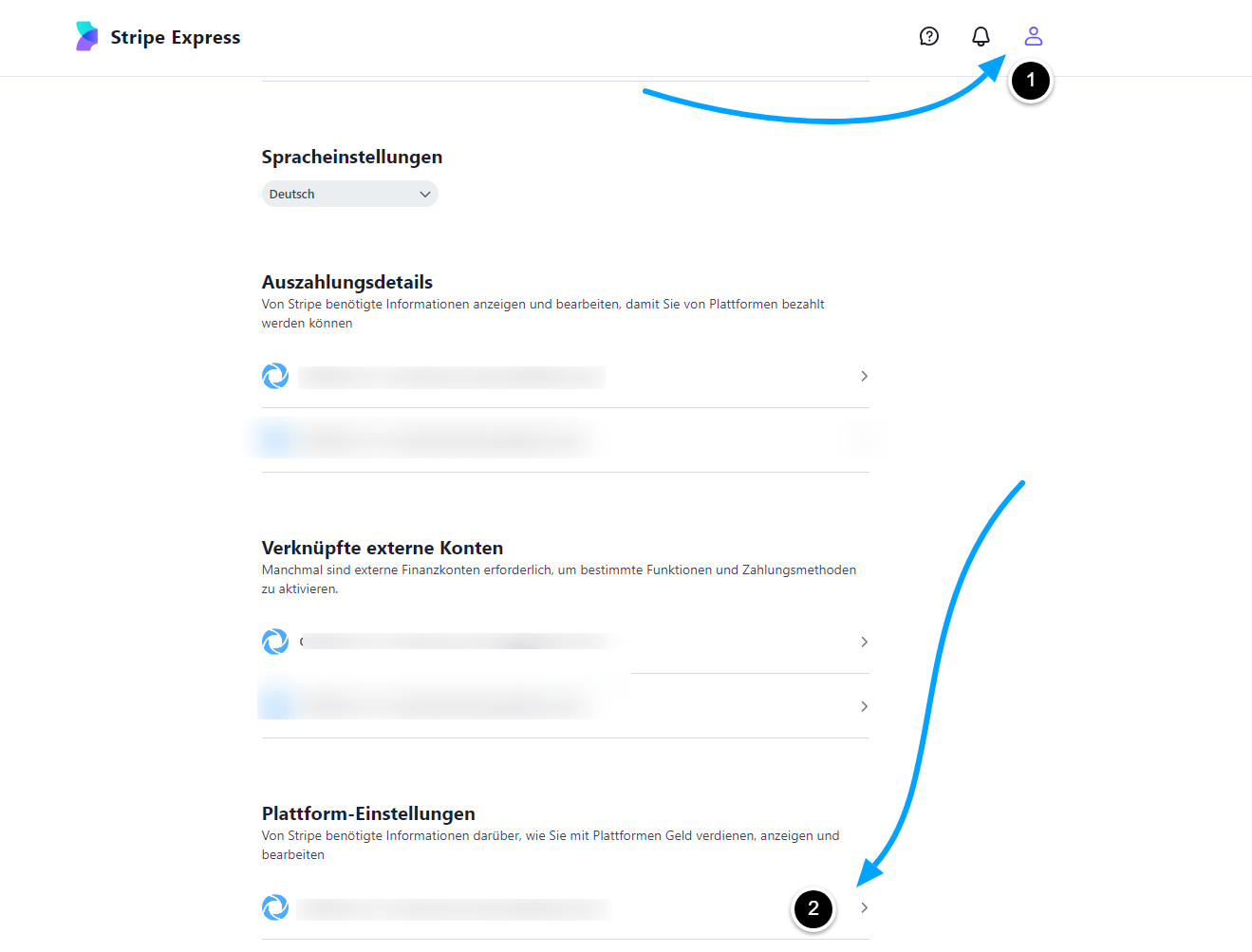 Screenshot: Teammitglieder im Stripe-Dashboard verwalten