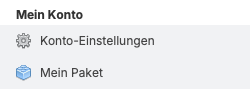 Screenshot: Details zum Paket