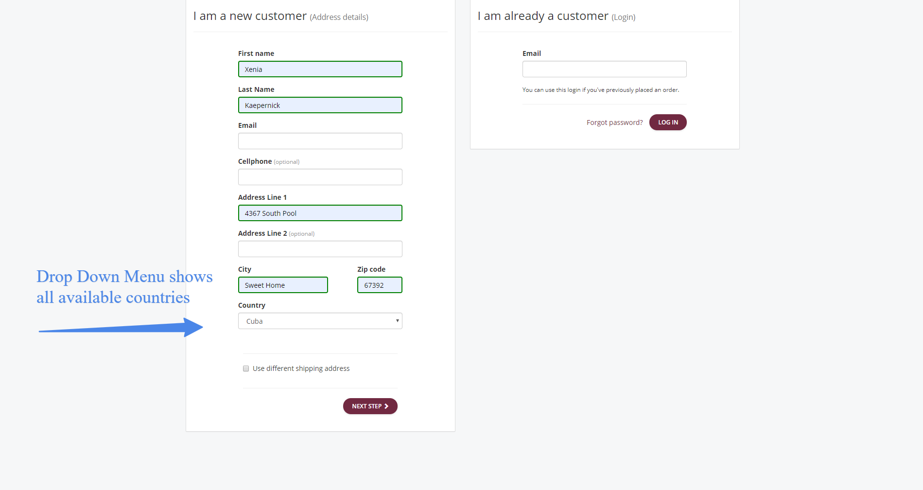 Customer view: batch shipping option