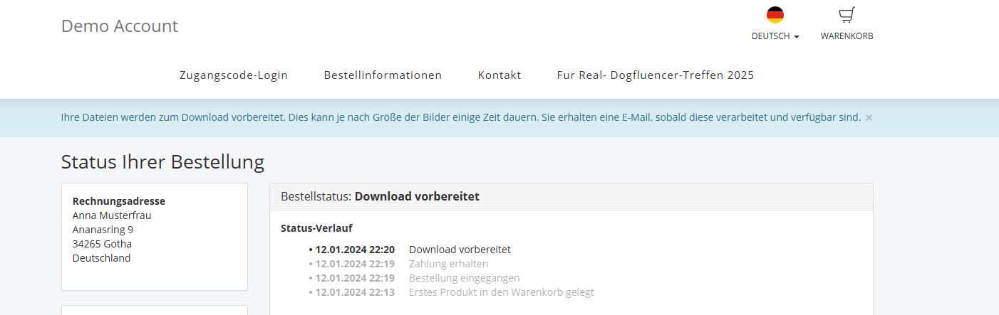 Hinweis zur E-Mail-Zustellung
