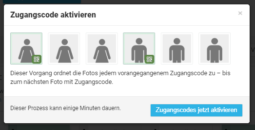 Bestätigung der Aktivierung