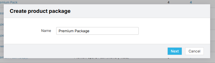 Naming the package