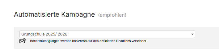Automatisierte Kampagne